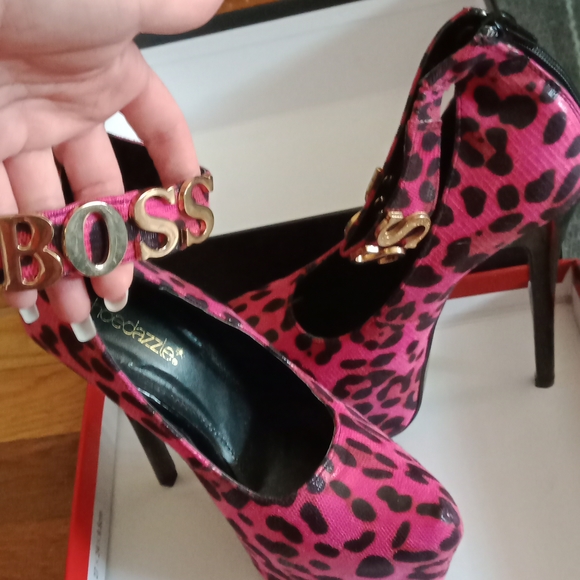 Boss cheetah print pink pumps - Picture 2 of 5